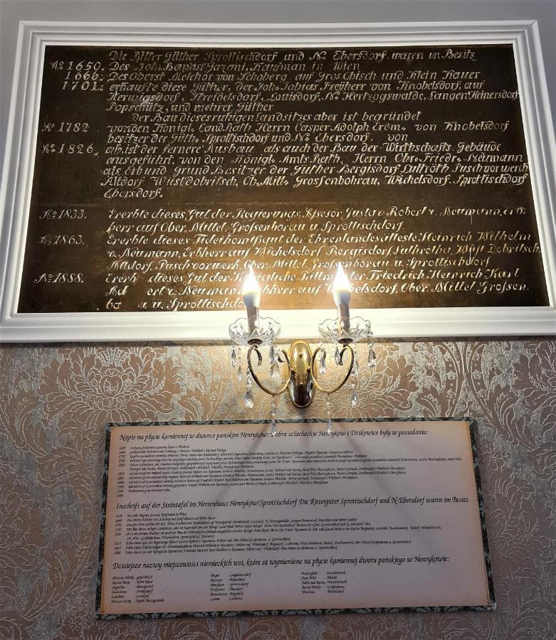 Palac Henrykow Szprotawa 外观 照片